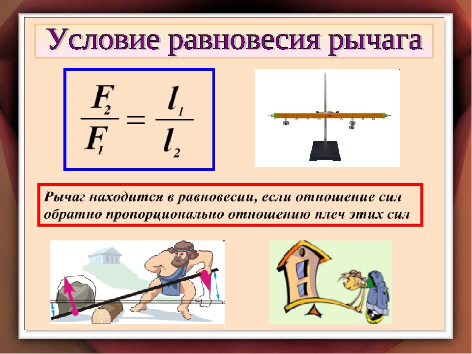 На каких рисунках изображены рычаги