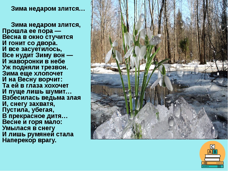 В россии март не всегда. Тютчев зима недаром злится. Стих про зиму и весну. Стих про весну.