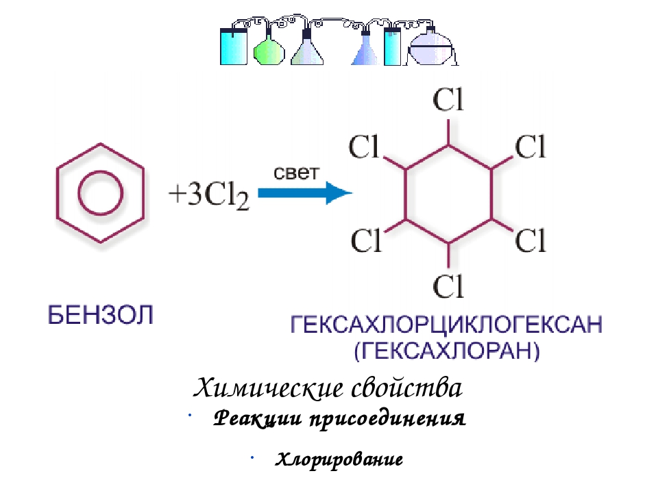 Хлорирование бензола. Бензол 3cl2 УФ. Бензол гексахлоран реакция. Бензол гексахлорциклогексан реакция. Хлорирование бензола реакция присоединения.