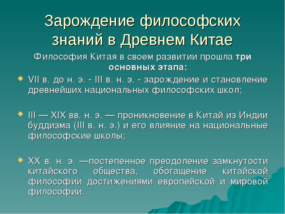 Китайская философия презентация