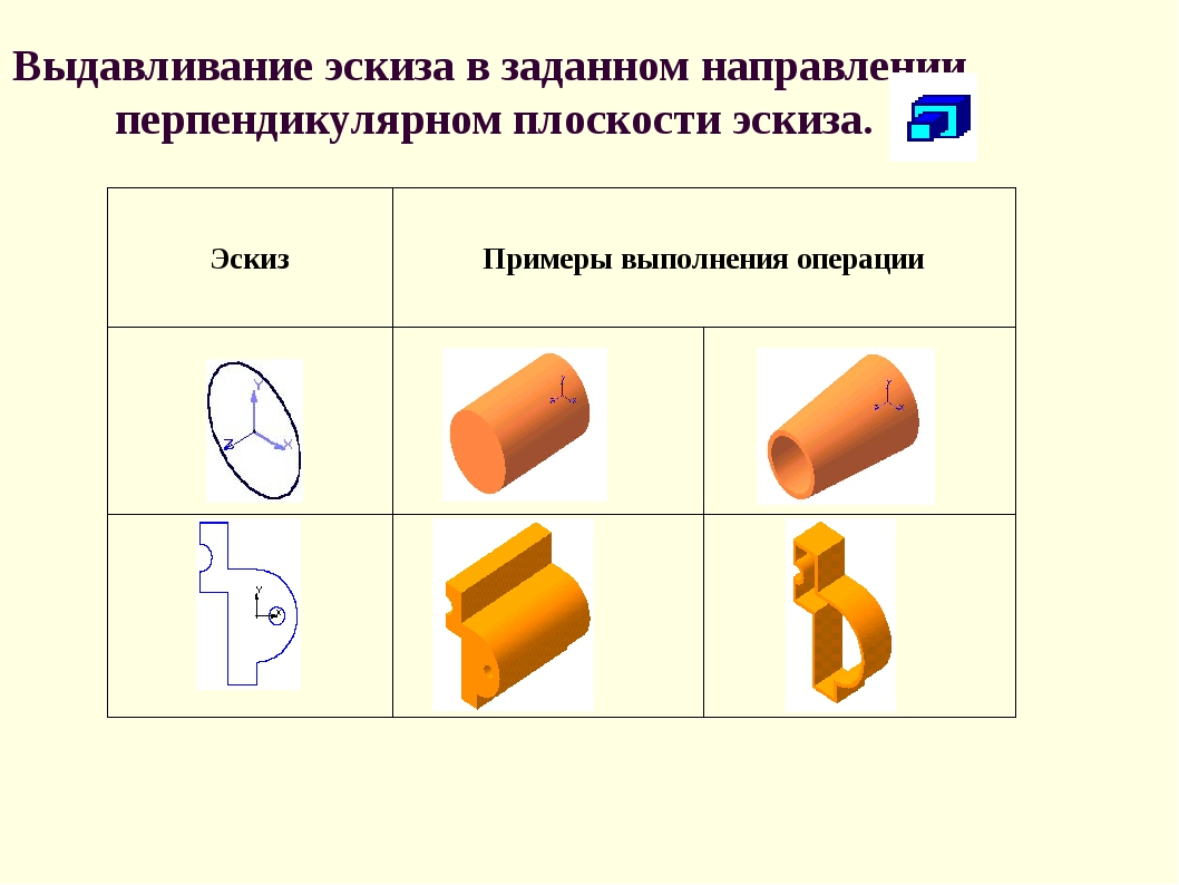 Результат выполнения операции. Эскизы для выдавливания. Создание заготовки чертежа. Моделирование выдавливание деталей. Заготовка по черчению.